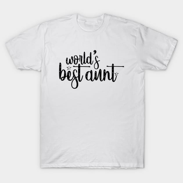 World's Best Aunt T-Shirt by Marija154